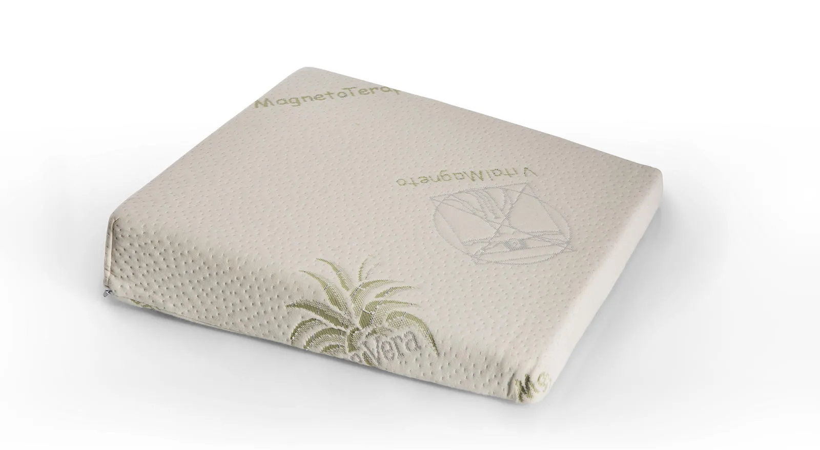 Cuscino da seduta a cuneo MA/030 Stones in memory foam su fondo bianco