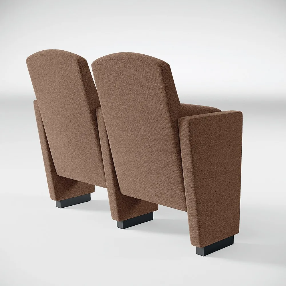Retro di due poltrone Aura Premium 400 Compir con schienale arrotondato
