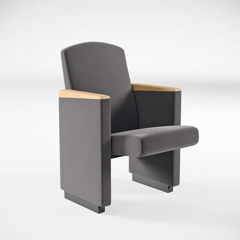 Poltrona Aura Premium 200 Compir grigio scuro con schienale arrotondato