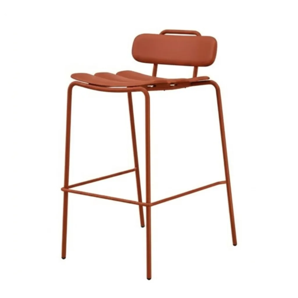 Sgabello Lemon Unisit rosso mattone