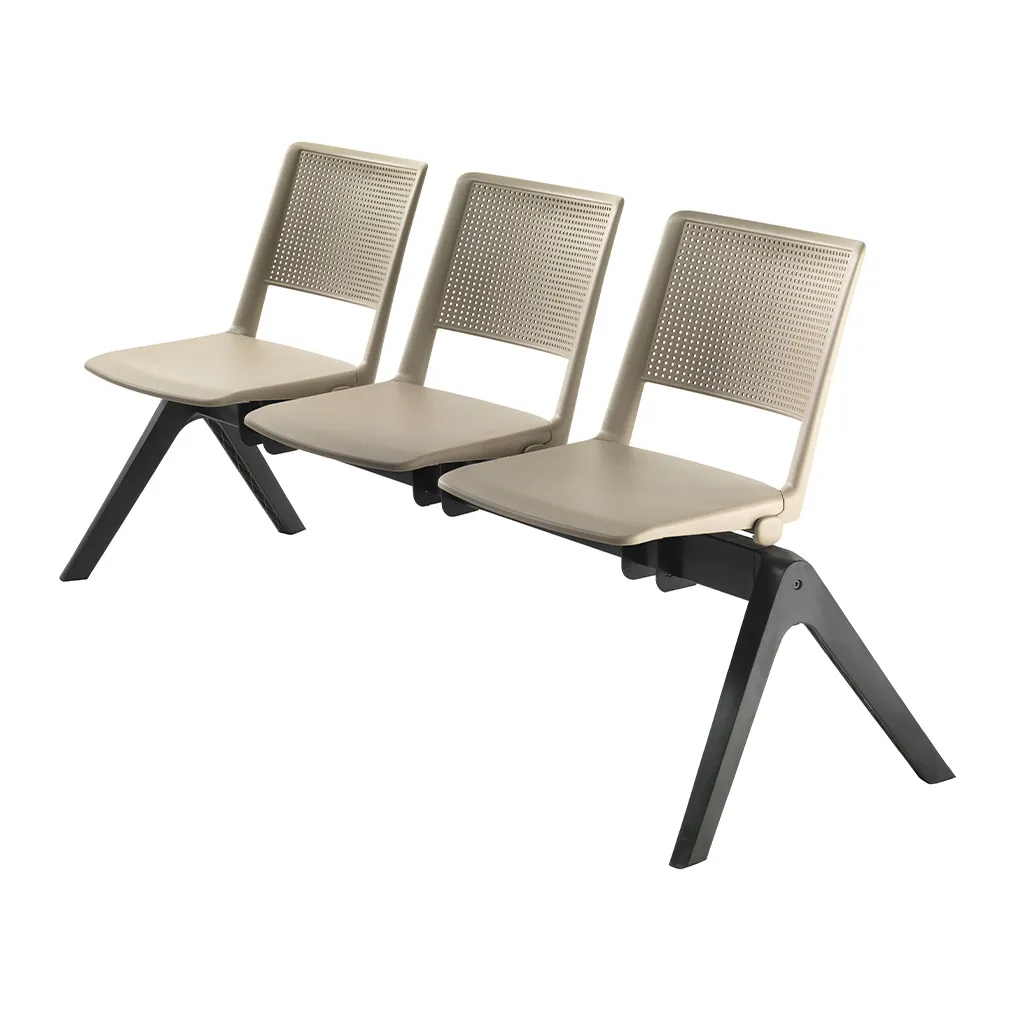 Panca Revolution Unisit a tre posti in polipropilene beige