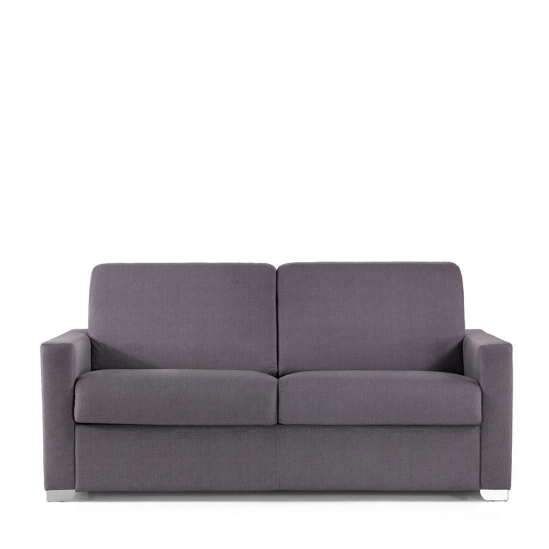 Divano letto Comodo Brima Italia grigio a due posti, vista frontale