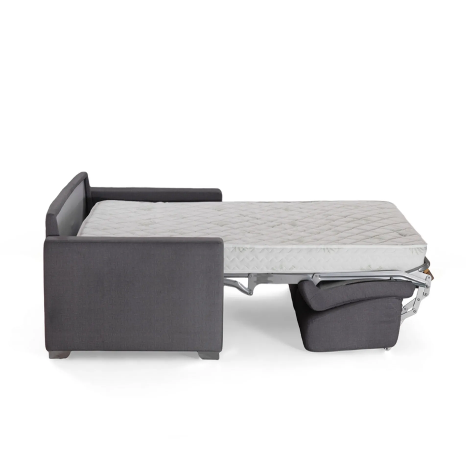 Divano letto Comodo Brima Italia aperto con materasso