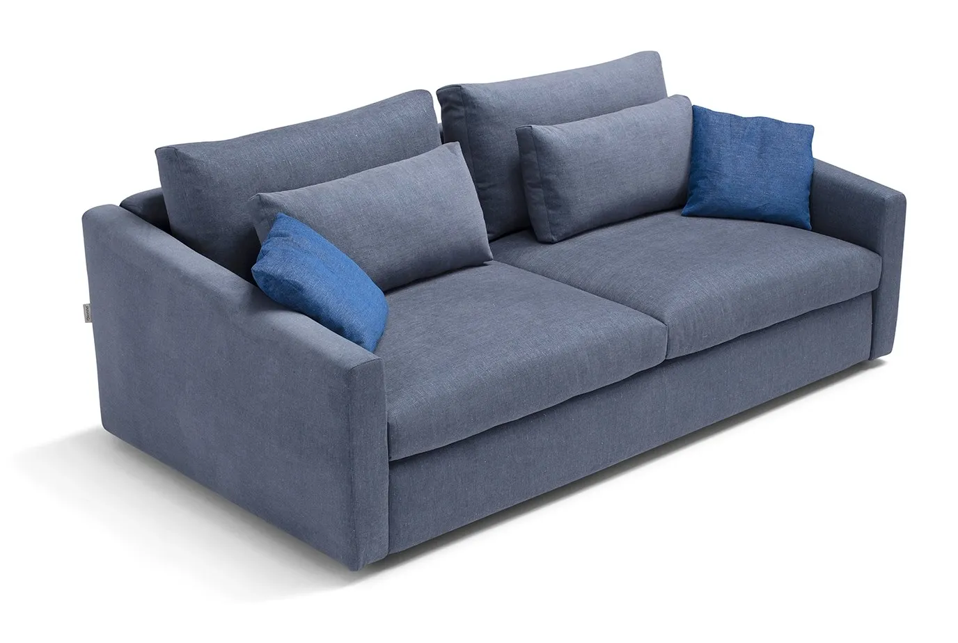 Divano letto Mithos Dienne lineare visto di tre quarti