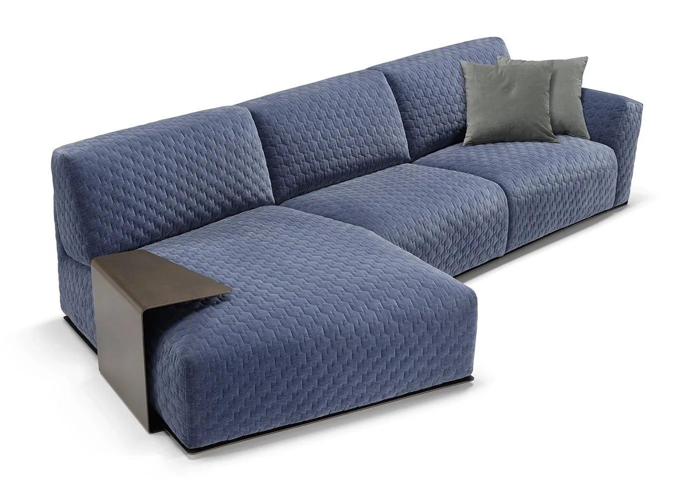 Bubble Dienne con chaise longue e tavolino Break in metallo sul fianco