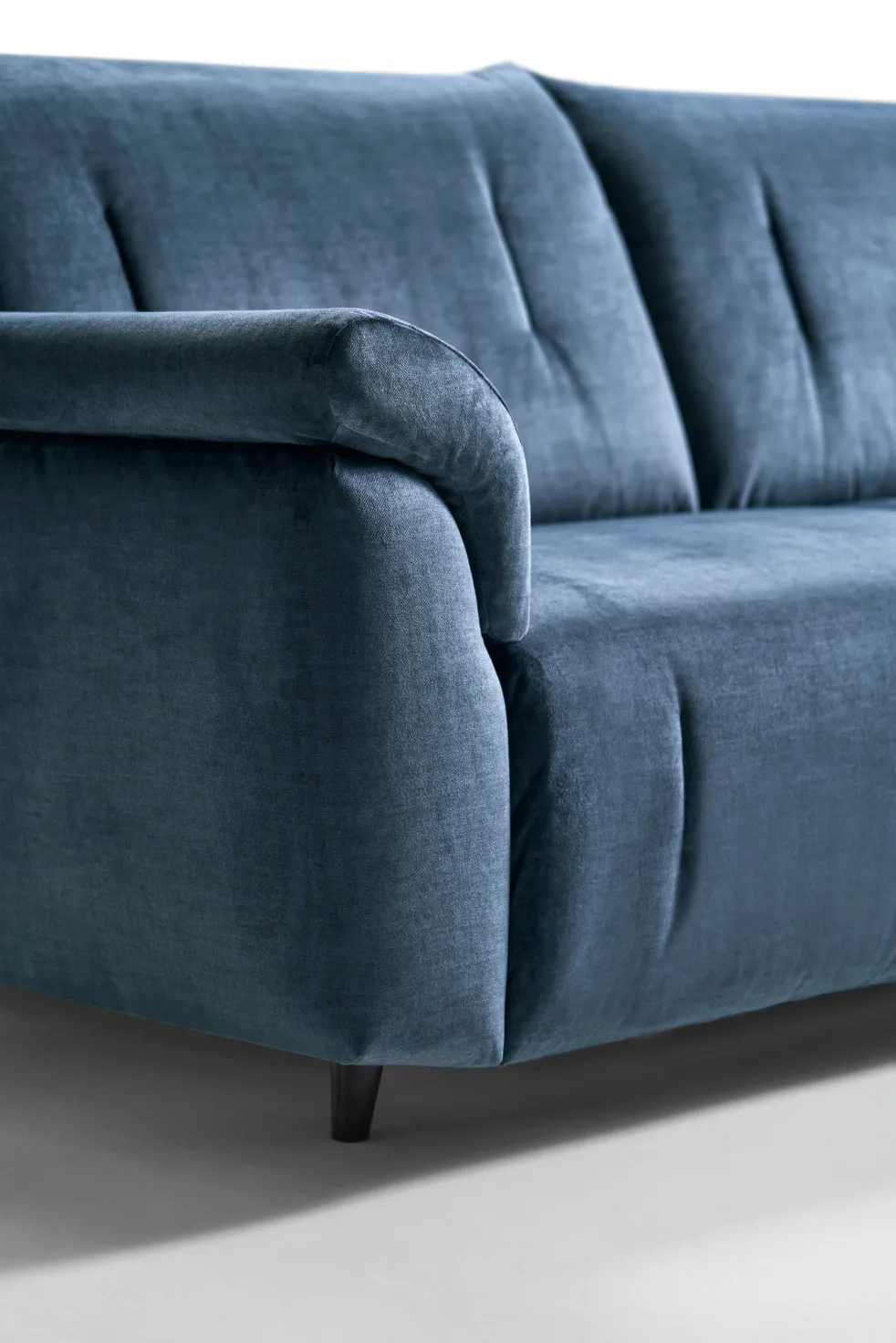 Trapuntatura Mood del divano letto Elba Rosini blu