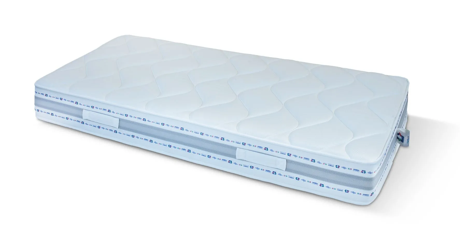Materasso Aurora Imba in memory con fascia azzurra