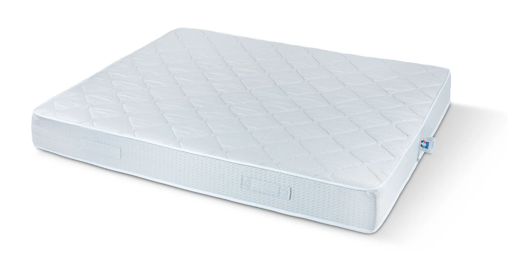 Materasso Ignifugo Box Imba a molle Bonnell con tessuto bianco