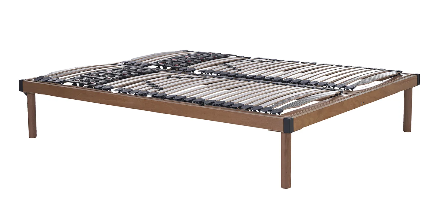 Rete Ergo Premium Fissa Magniflex matrimoniale in legno su quattro piedi