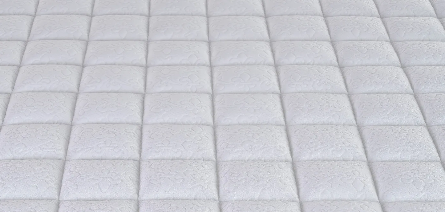 Riquadri trapuntati in rilievo del Topper Classico Traditional Memoform Magniflex