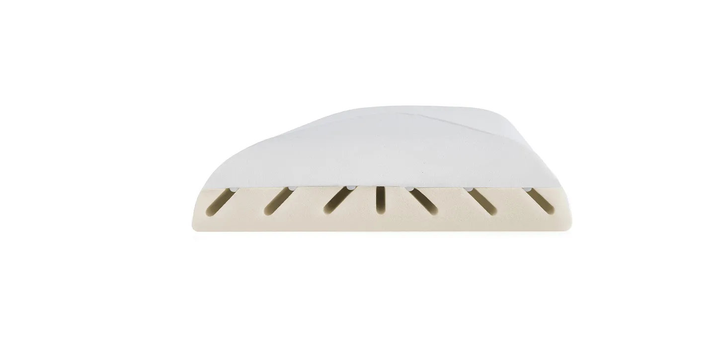 Sezione del guanciale MagniStretch Pillow S Magniflex con le lastre inclinate