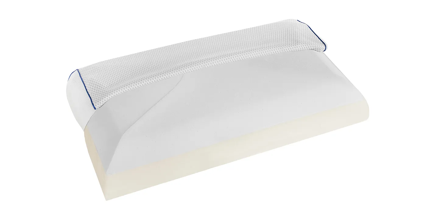 Guanciale MagniStretch Pillow M Magniflex sfoderato in parte, con lo strato in Memoform