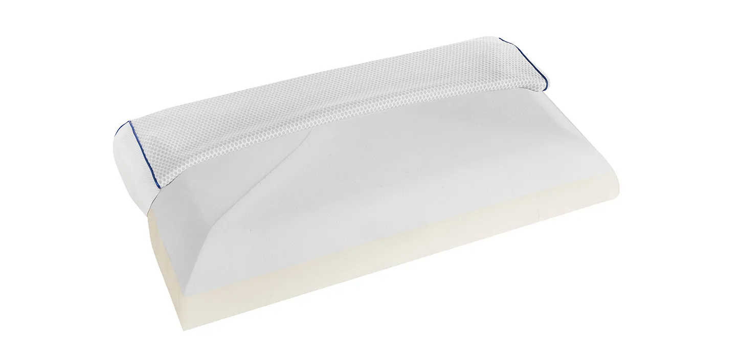 Guanciale MagniStretch Pillow L Magniflex con la fodera MagniCool aperta