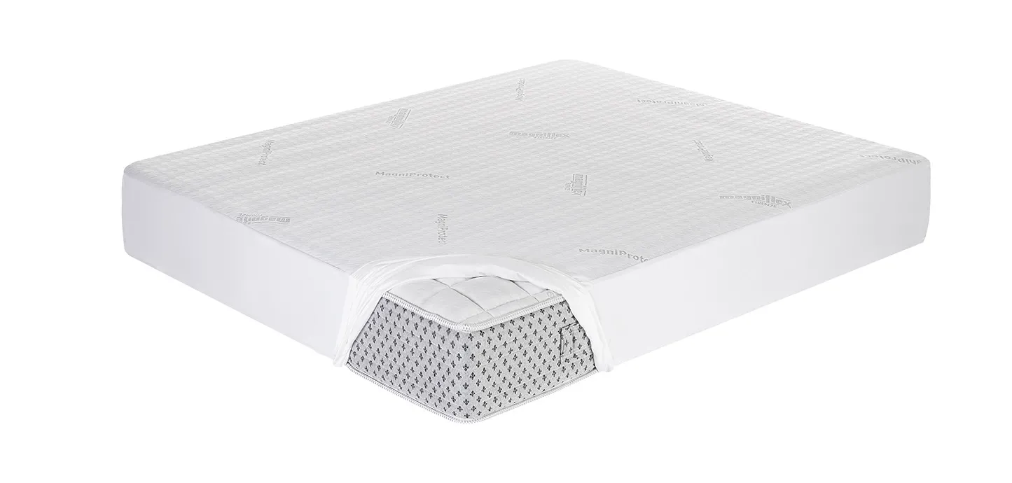 Angolo del coprimaterasso MagniProtect Plus Extra Magniflex con elastico a rete
