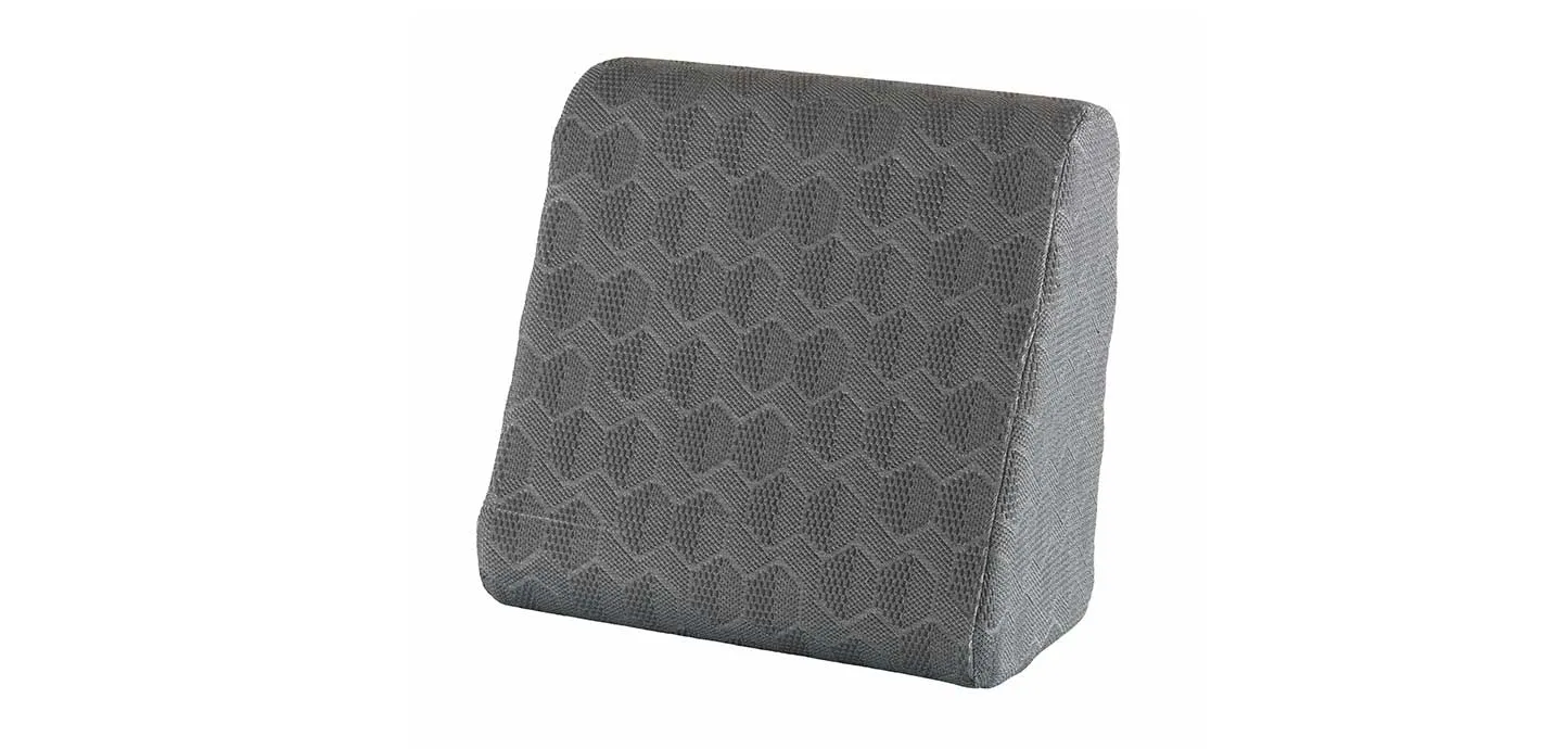 Cuscino a cuneo Bed Rest Magniflex grigio visto di lato