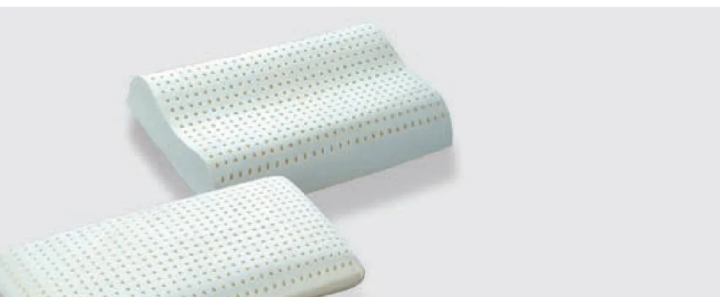 Guanciali in lattice Manifatture dell'Adriatico, modello anatomico Bioanatomic