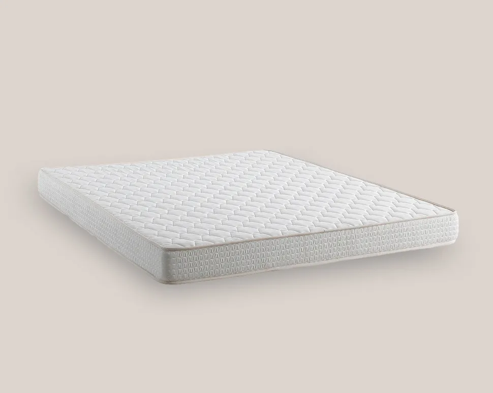 Materasso Helen 6.0 San Lorenzo in tessuto jacquard bianco su fondo tortora