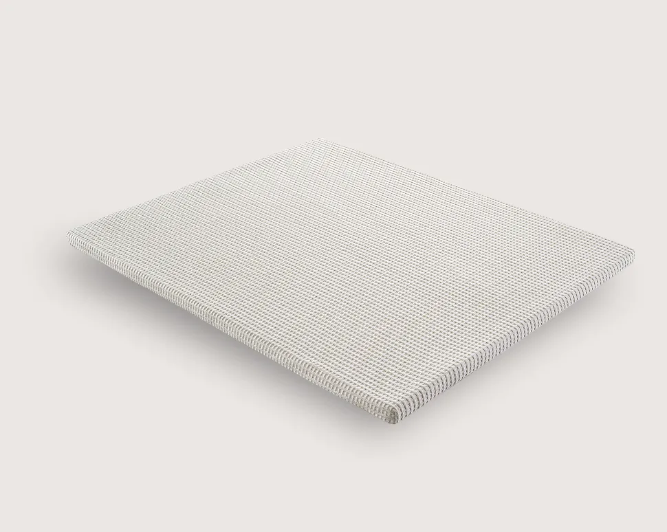 Topper Memory 6.0 San Lorenzo con cover bianca su fondo chiaro