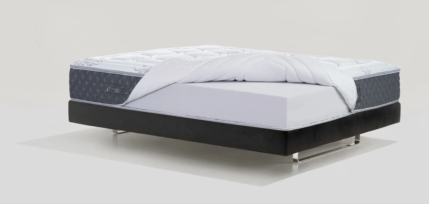 Materasso Sonno Infinity Cool Magniflex con la fodera aperta sull'interno