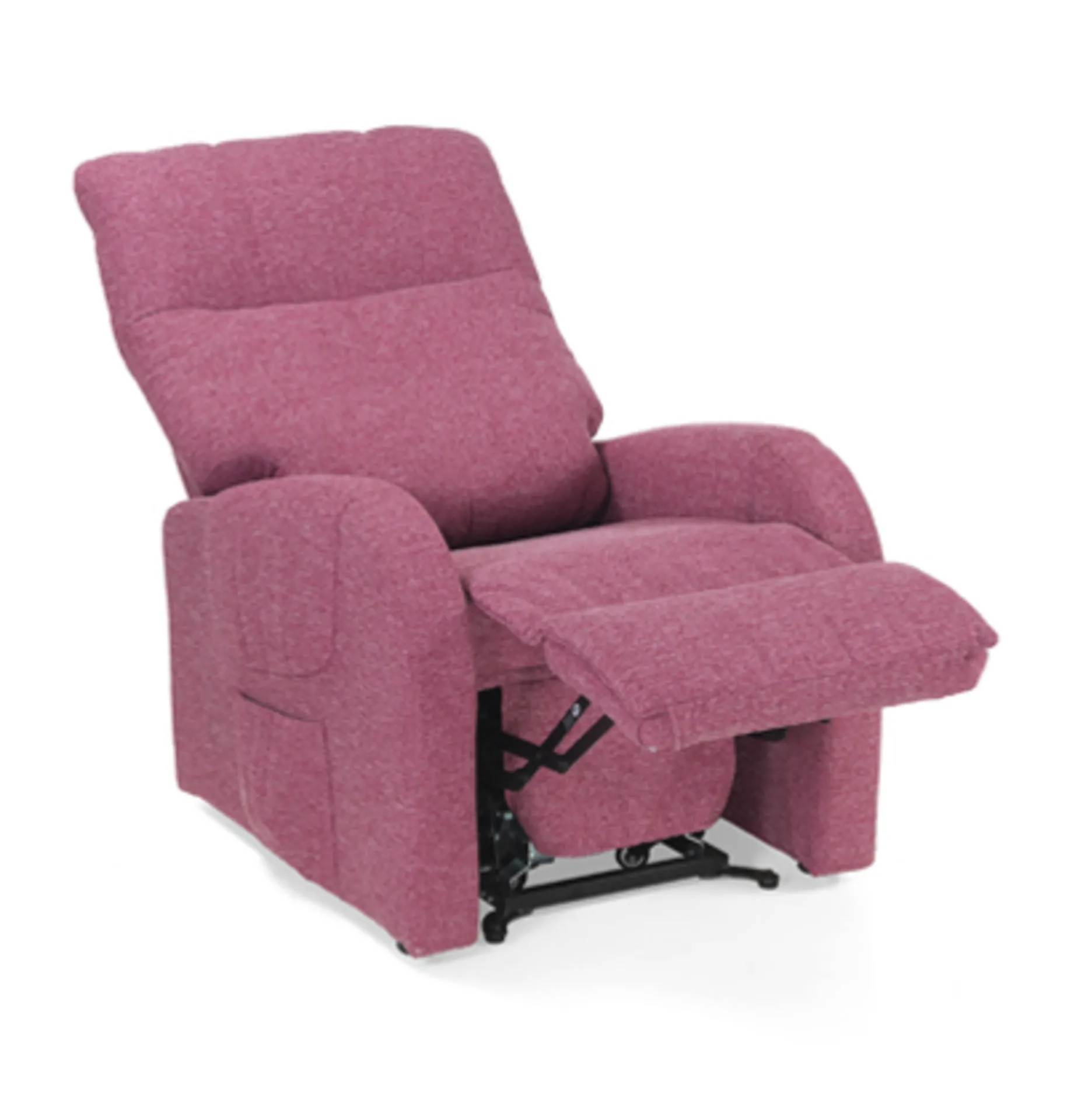 Poltrona relax Aria Brima Italia rosa in posizione TV