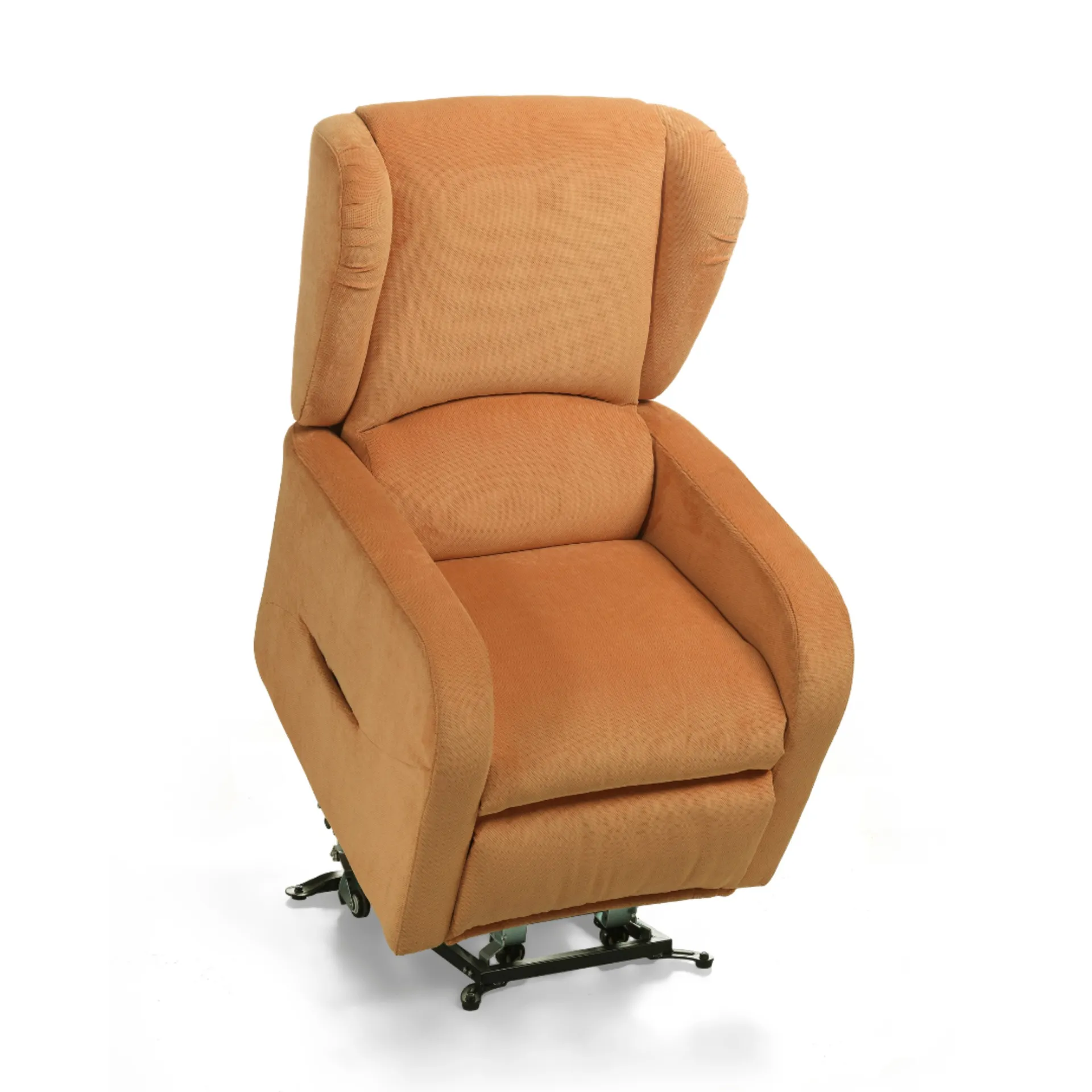 Poltrona Daytona Brima Italia arancio sollevata in posizione lift