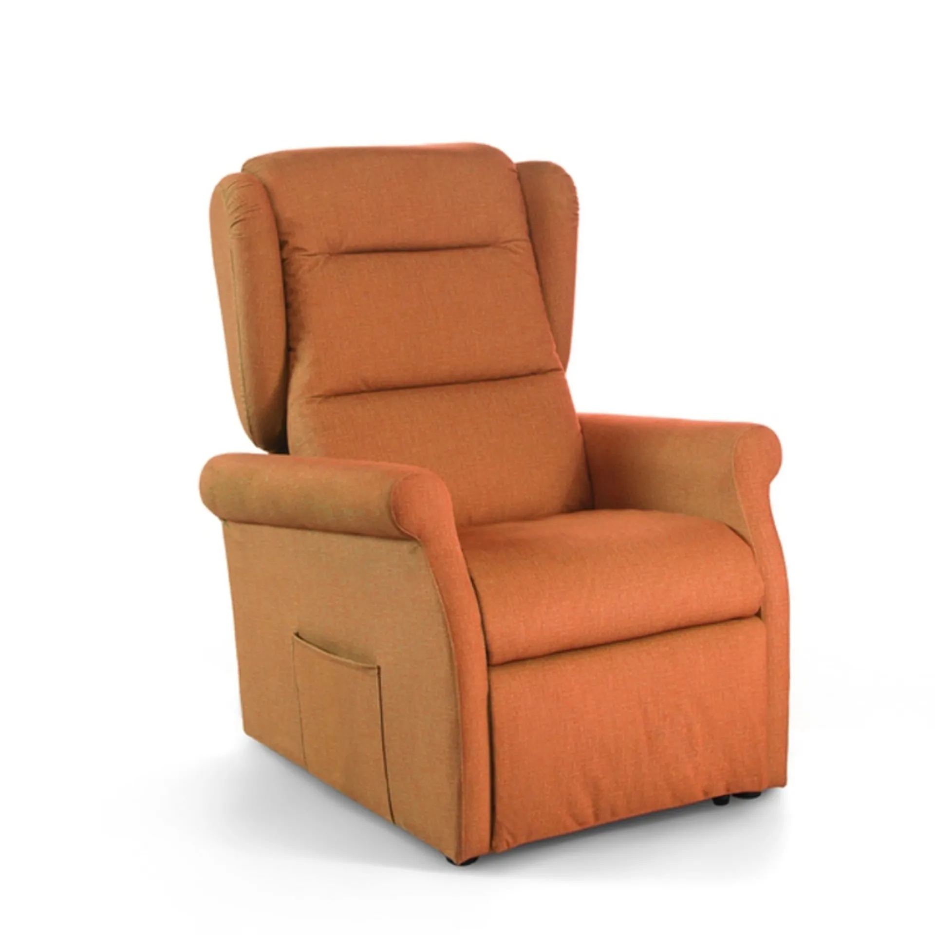 Poltrona Emily Brima Italia arancio con schienale a tre zone