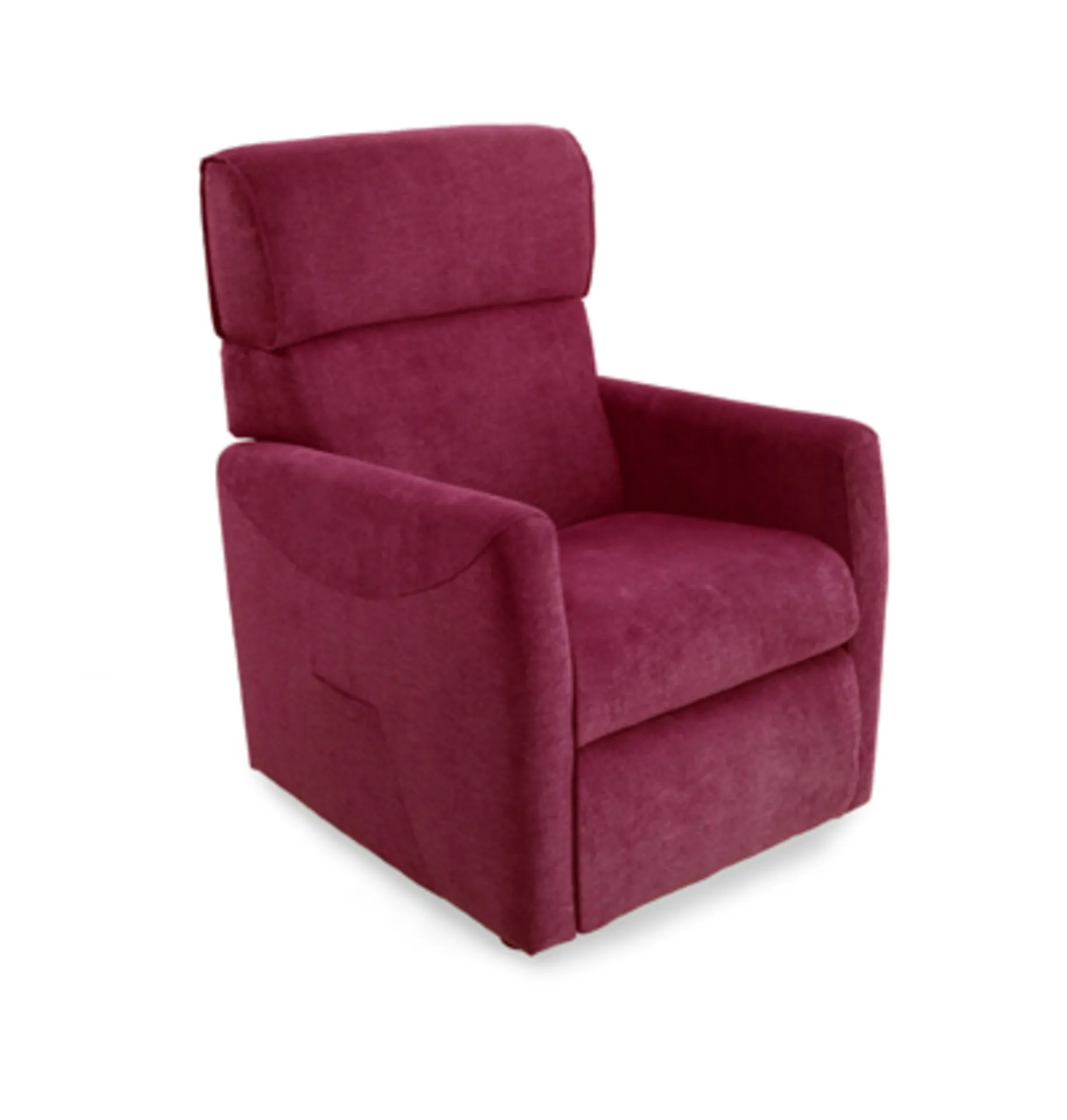 Poltrona Galaxy Brima Italia bordeaux con poggiatesta alto