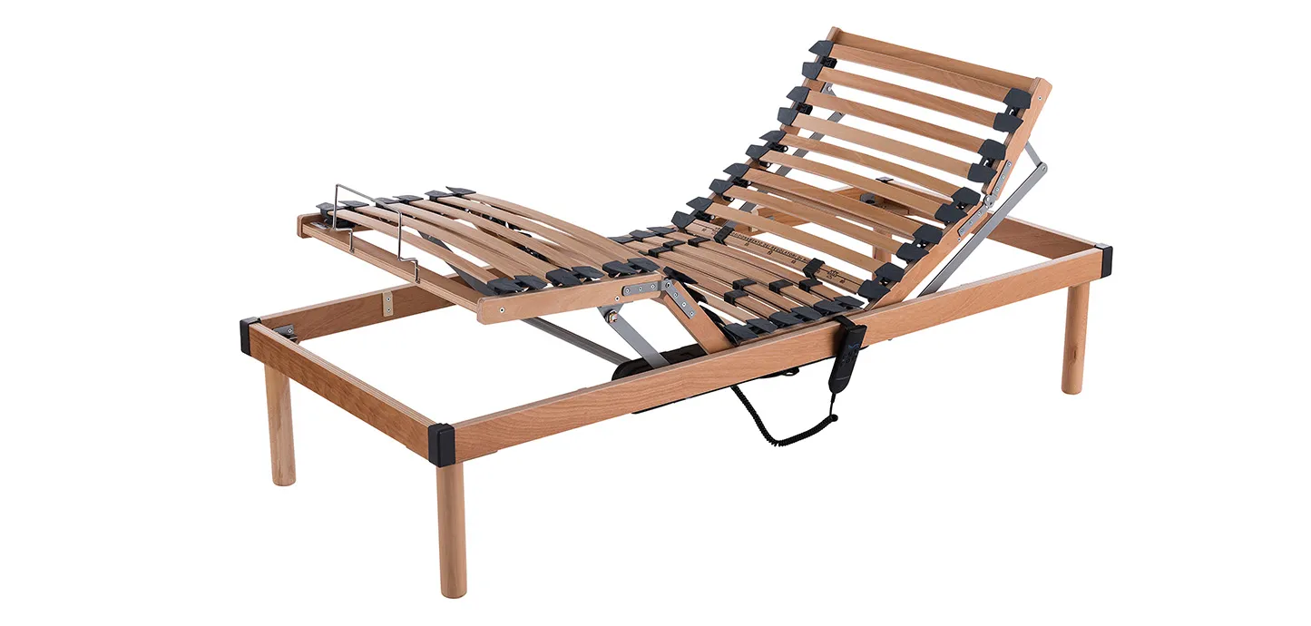 Rete a doghe Ergo Uno Elettrica Magniflex con schienale e zona gambe alzati